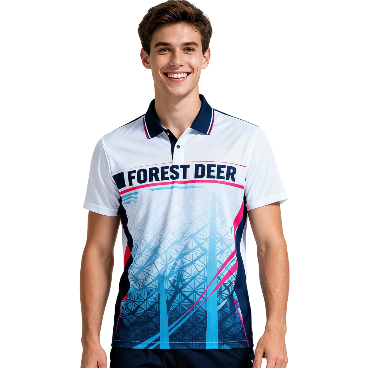 Find premium custom Polo shirts and performance polos at Forest Deer Sportswear. We are an OEM/ODM supplier specializing in sublimated and embroidered Polo apparel for golf, corporate wear, and teams. Low minimum order quantities and high-quality finishing guaranteed. Custom Sublimated Polo Shirts Manufacturer | Performance Polo Apparel Supplier in China