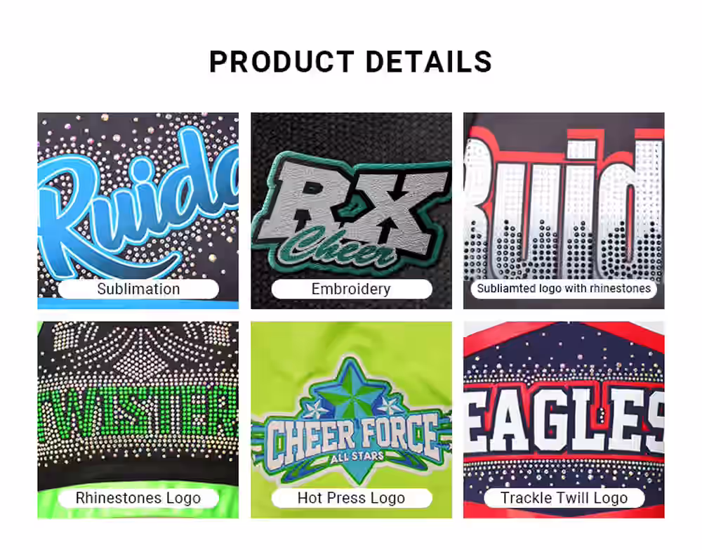Custom Cheerleading Uniform And Cheerleading Skirt Full Cheerleading Apparel Sublimation Manufacturer Supplier Factory In China Forest Deer10
