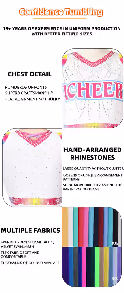 Custom Cheerleading Uniform And Cheerleading Skirt Full Cheerleading Apparel Sublimation Manufacturer Supplier Factory In China Forest Deer12