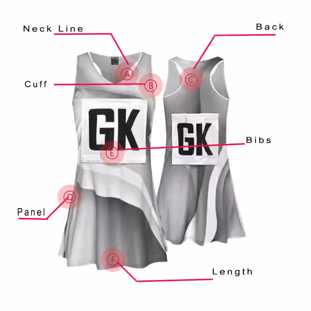 Custom Netball Dresses And Netball Uniforms Full Netball Apparel Sublimation Manufacturer Supplier Factory In China Forest Deer02
